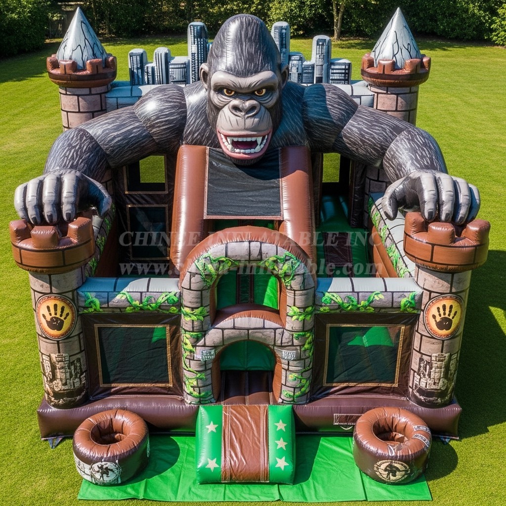T5-2333 King Kong Theme Inflatable Castles