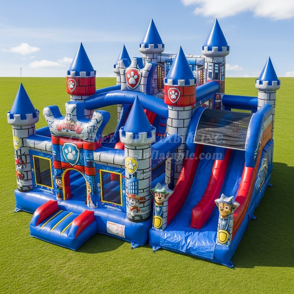 T5-2399 Paw Patrol Theme Inflatable Castles