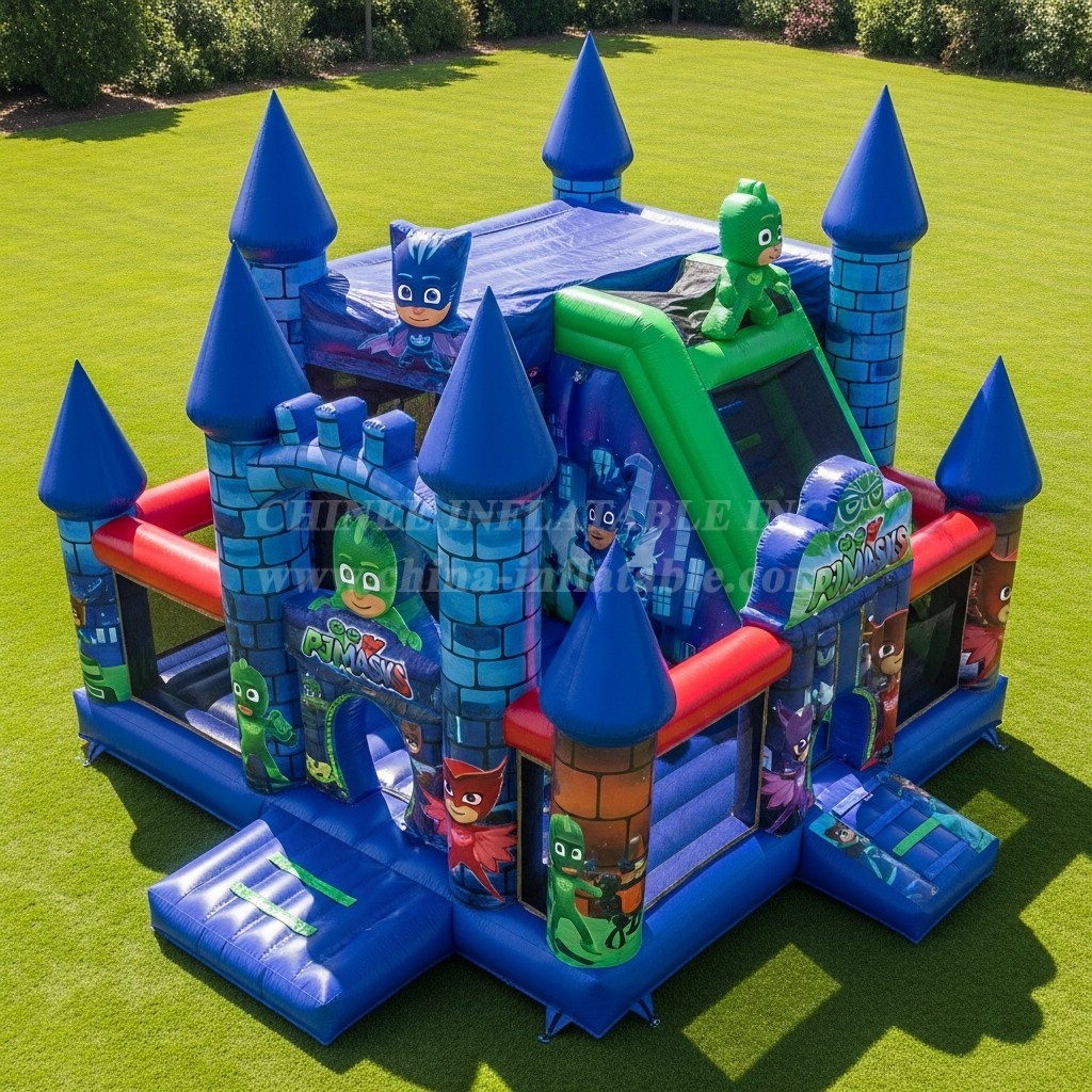 T5-2411 PJ Masks Theme Inflatable Castles