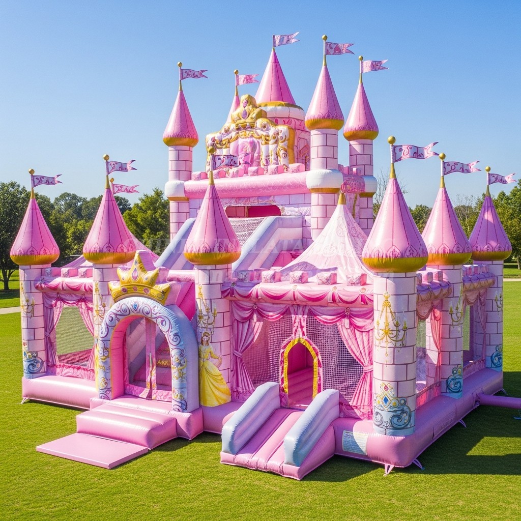 T5-2423 Princess Parties Theme Inflatable Castles