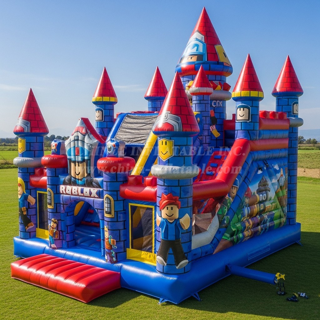 T5-2425 Roblox Theme Inflatable Castles