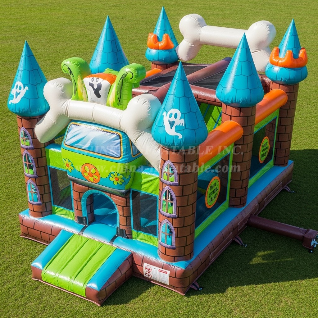 T5-2434 Scooby-Doo Theme Inflatable Castles