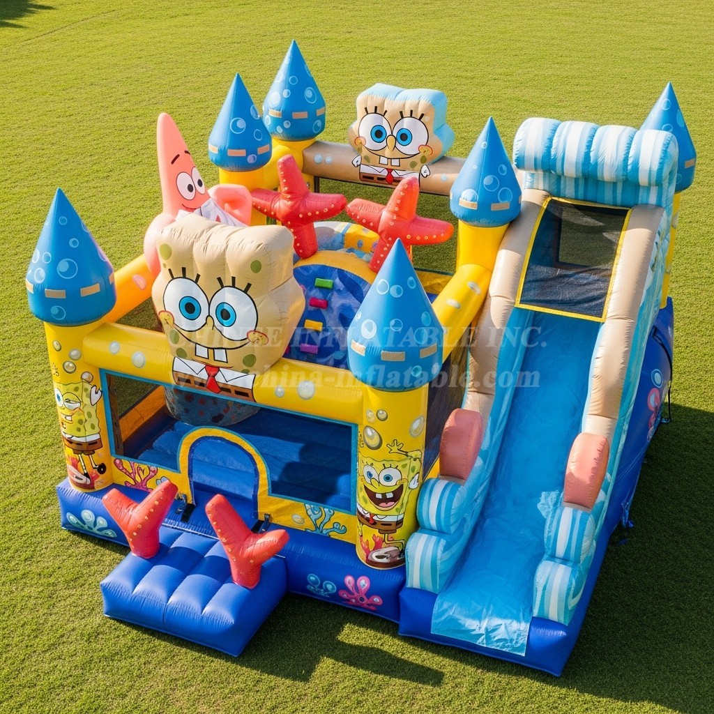 T5-2466 Spongebob Theme Inflatable Castles
