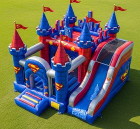 T5-2481 Superman Theme Inflatable Castles