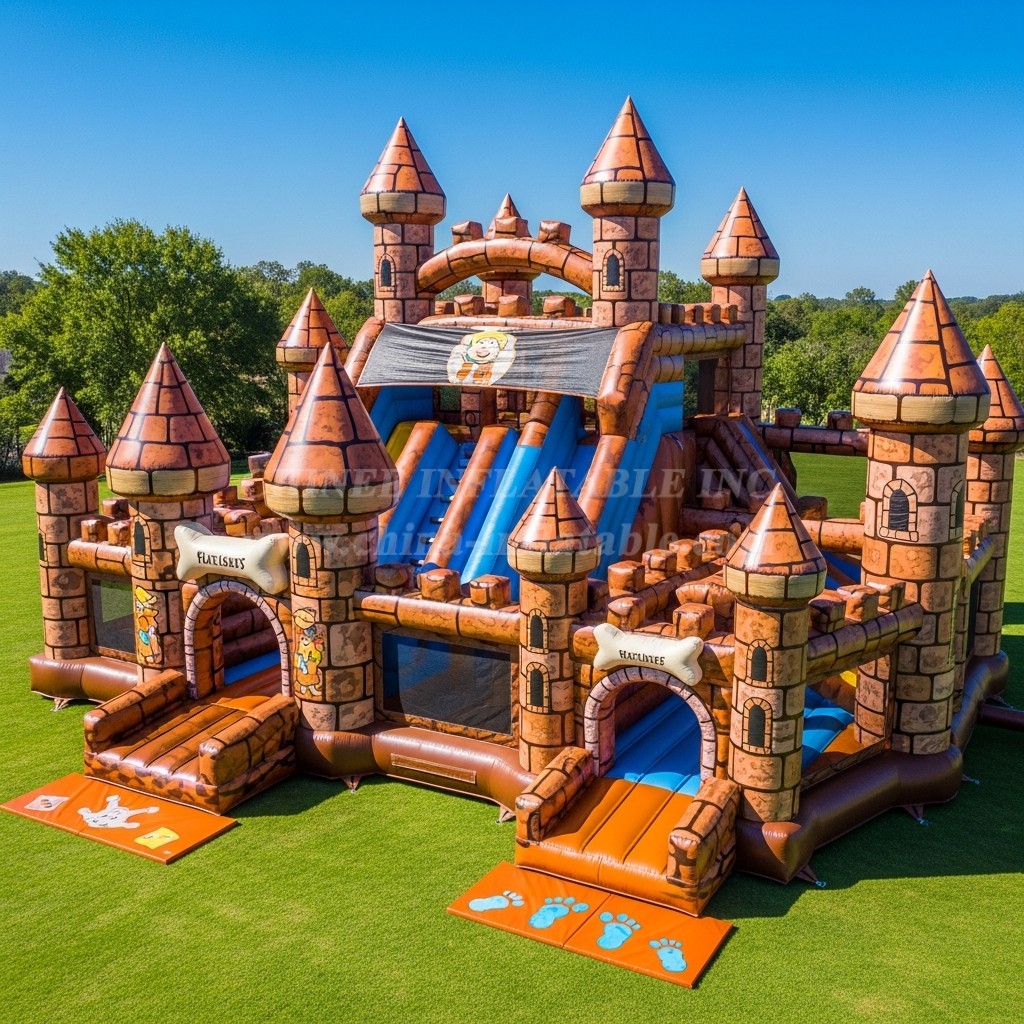 T5-2497 The Flintstones Theme Inflatable Castles