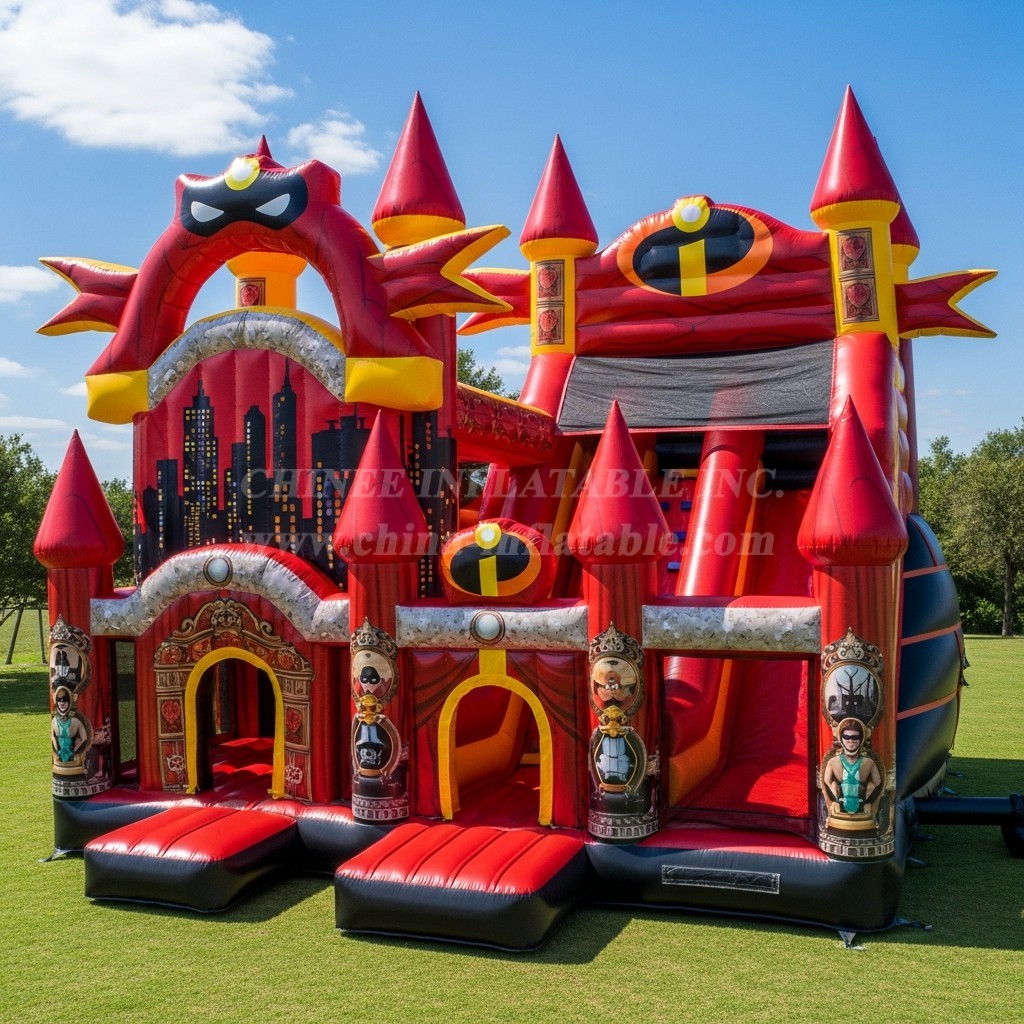 T5-2502 The Incredibles Theme Inflatable Castles