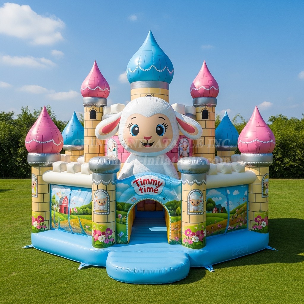 T5-2532 Timmy Time Theme Inflatable Castles