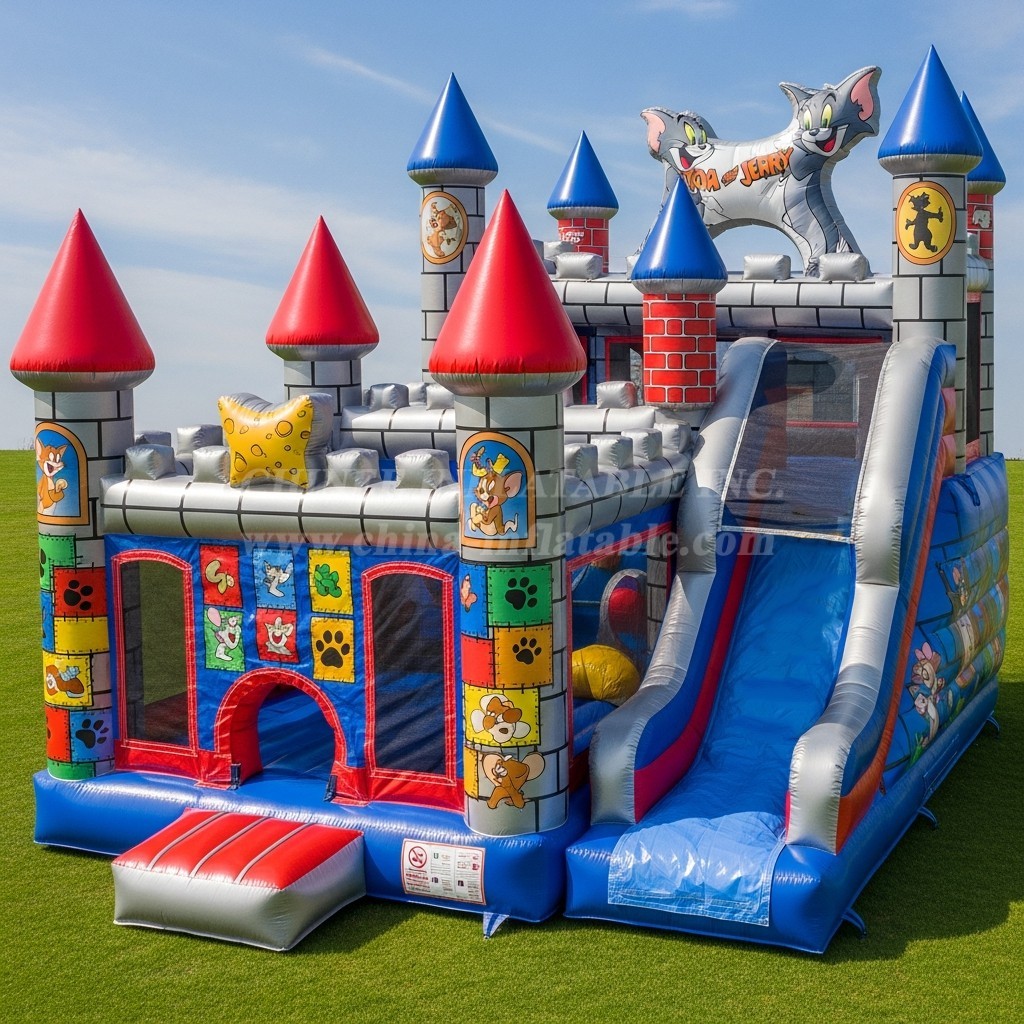 T5-2539 Tom and Jerry Theme Inflatable Castles