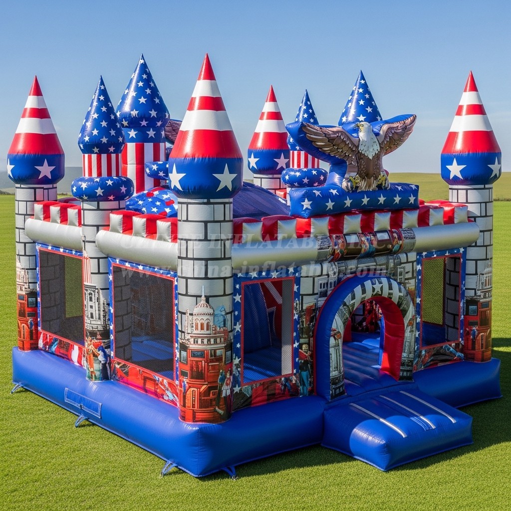 T5-2566 American Style Theme Inflatable Castles