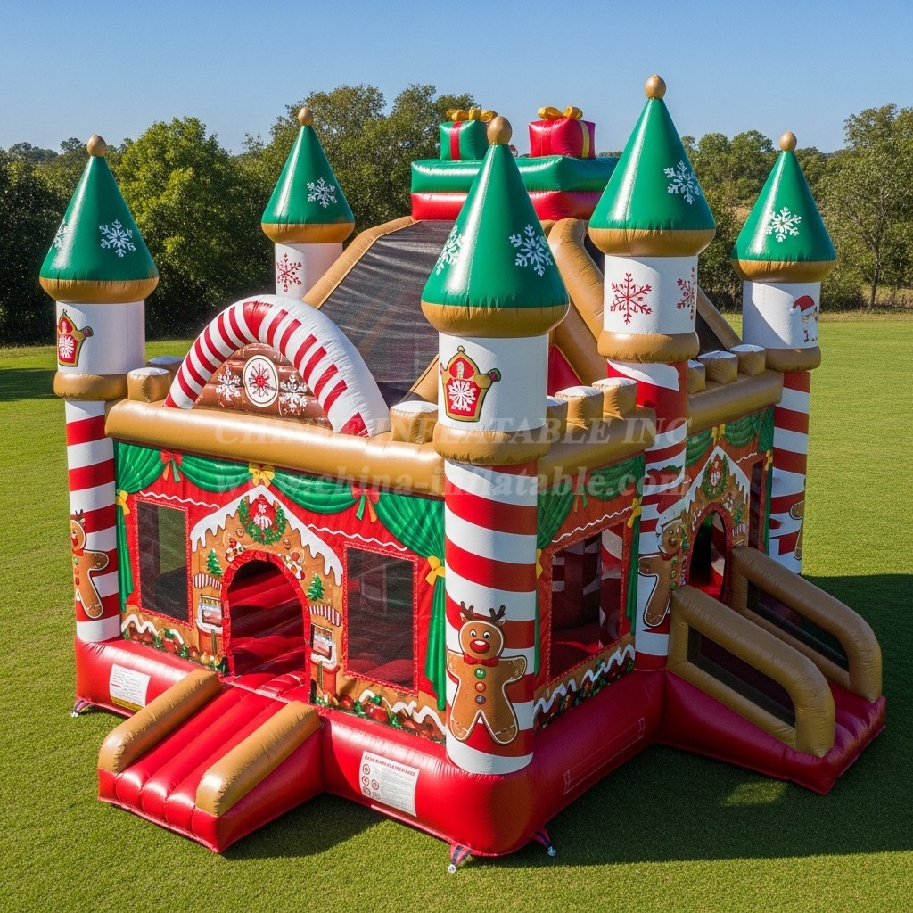 T5-2587 Christmas Theme Inflatable Castles