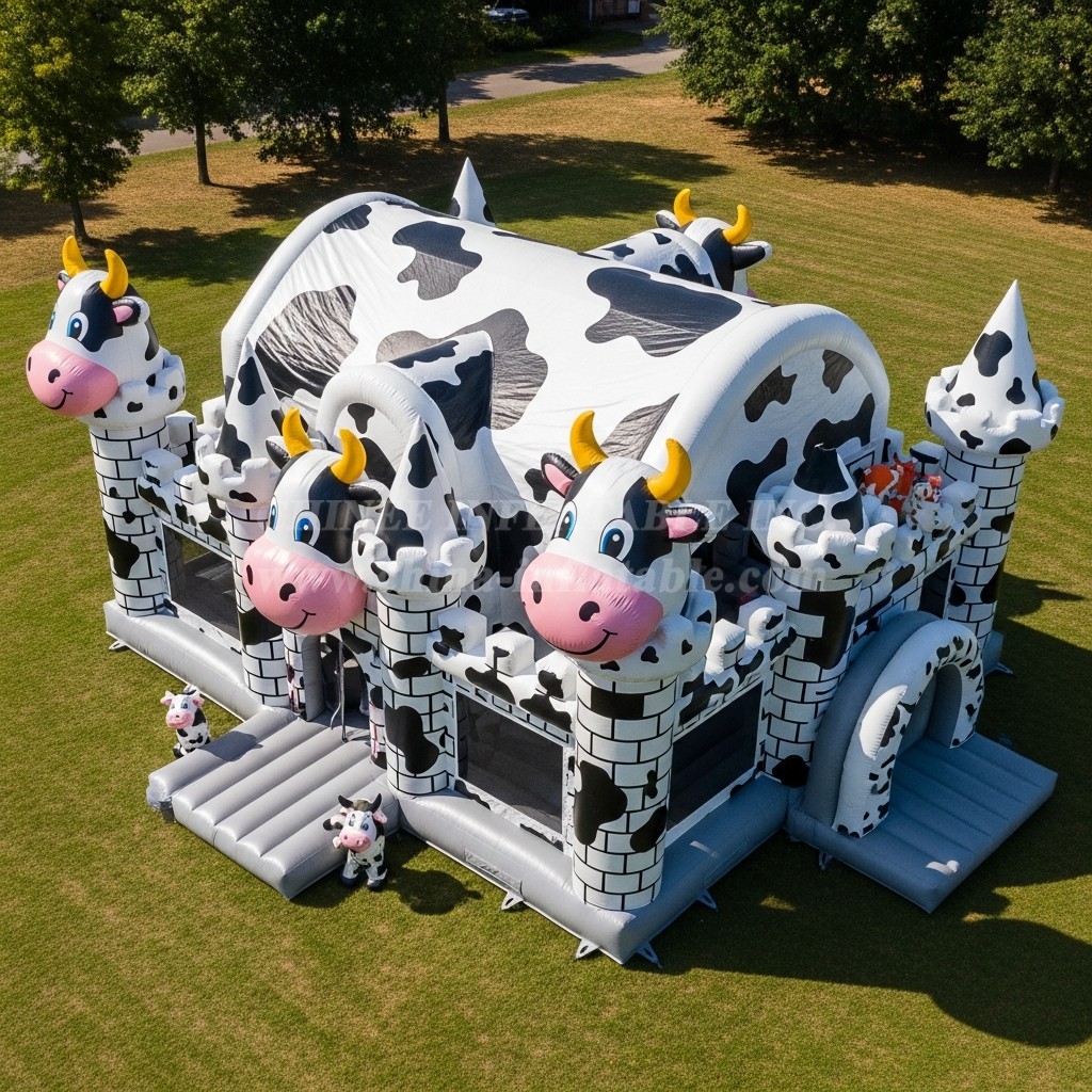 T5-2589 Cow Theme Inflatable Castles