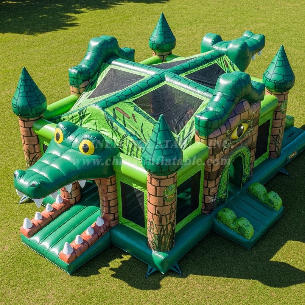 T5-2595 Crocodile Theme Inflatable Castles