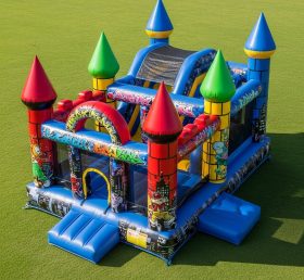 T5-2643 Graffiti Theme Inflatable Castles
