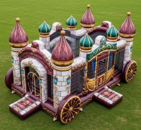 T5-2655 Horse Carriage Theme Inflatable Castles
