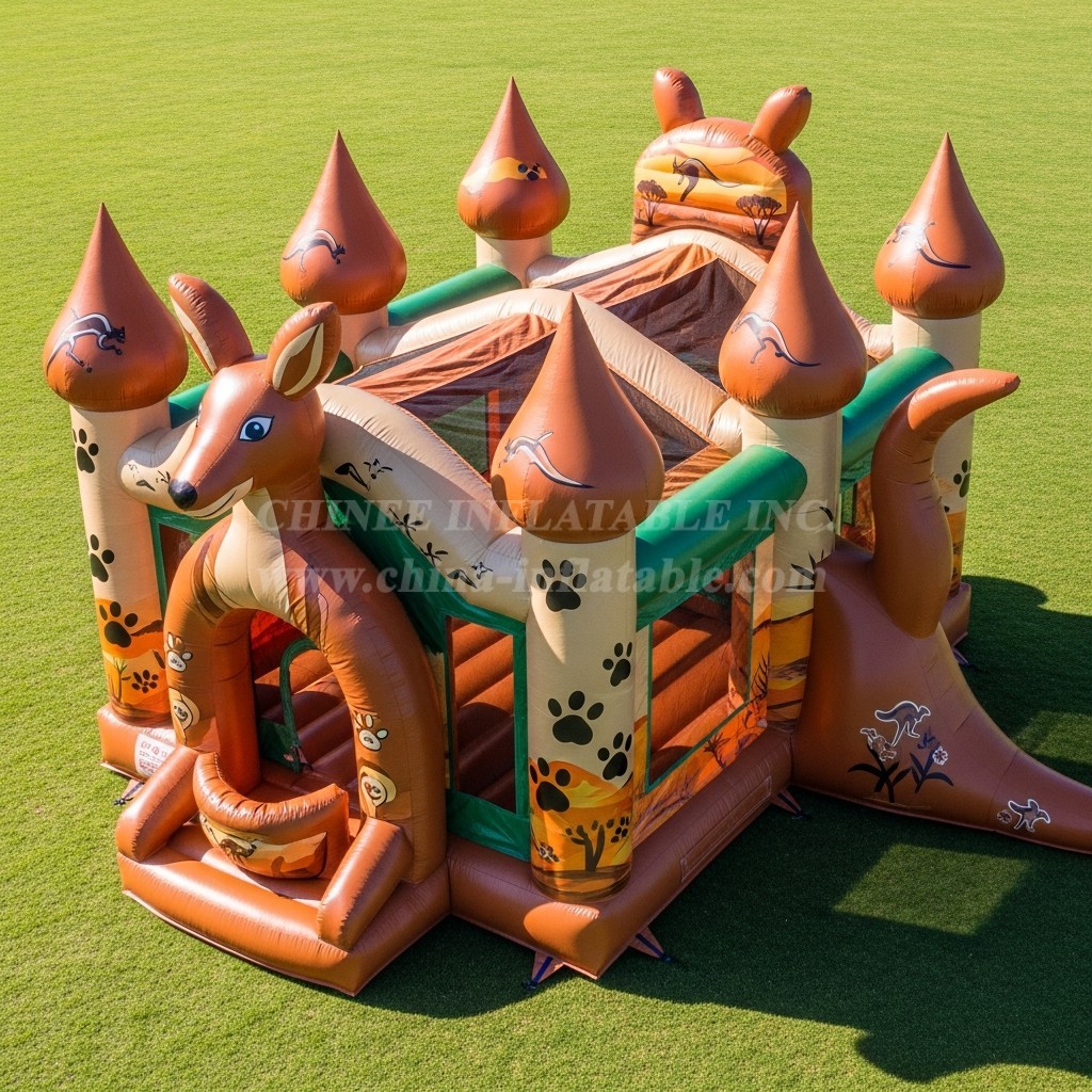 T5-2666 Kangaroo Theme Inflatable Castles