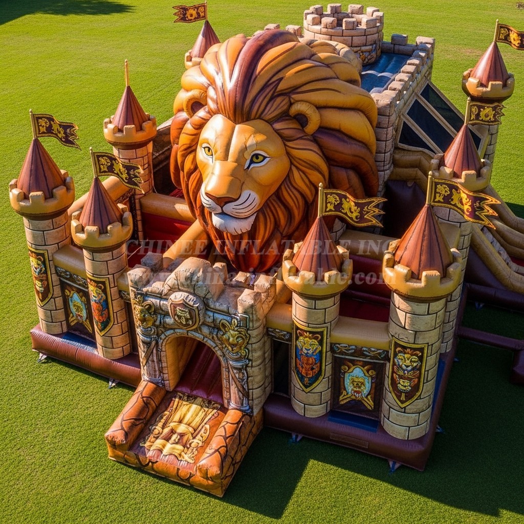 T5-2671 Lion Theme Inflatable Castles