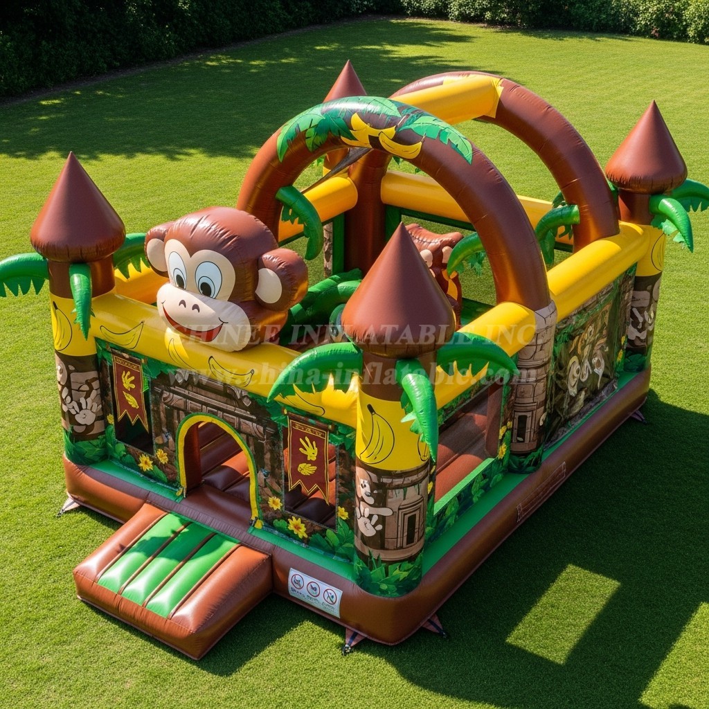 T5-2685 Monkey Theme Inflatable Castles