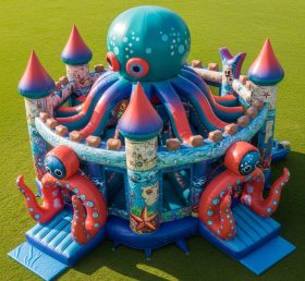T5-2695 Octopus Theme Inflatable Castles