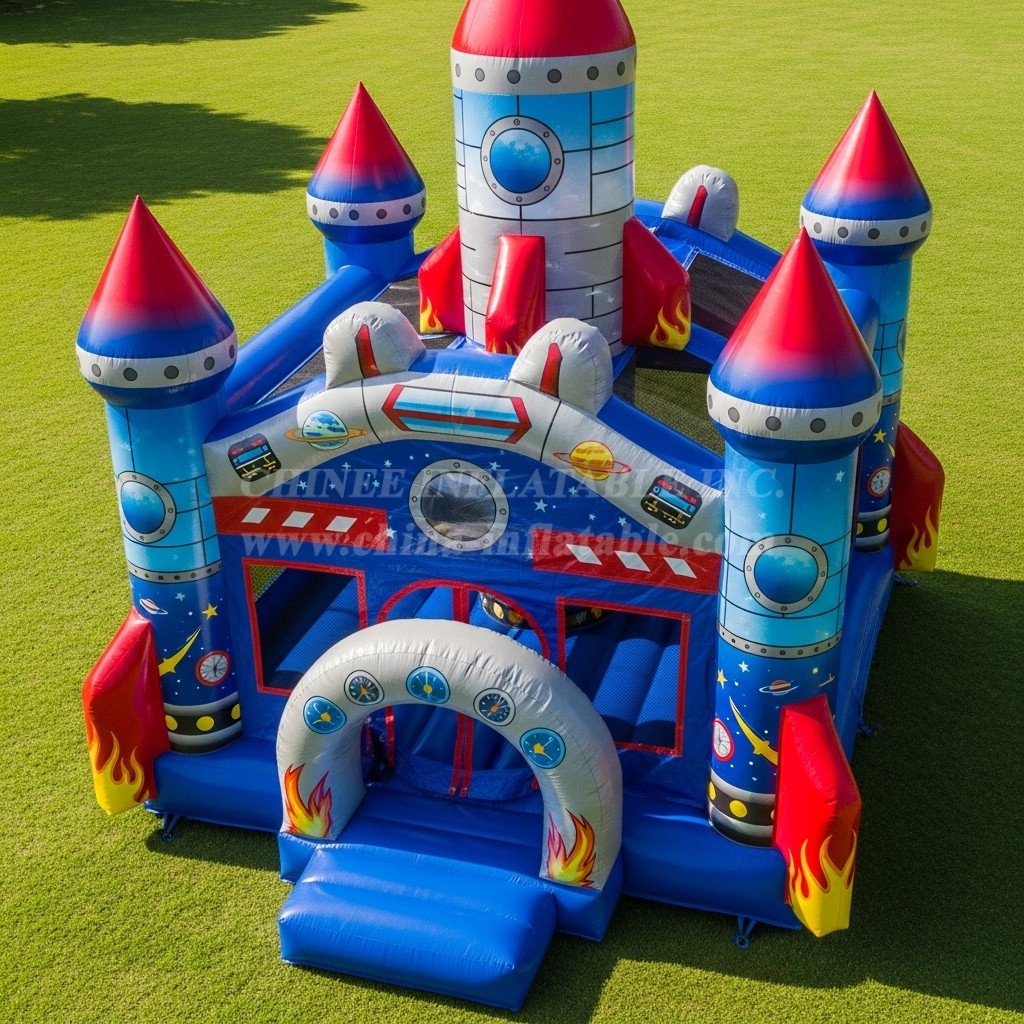 T5-2730 Rocket Theme Inflatable Castles