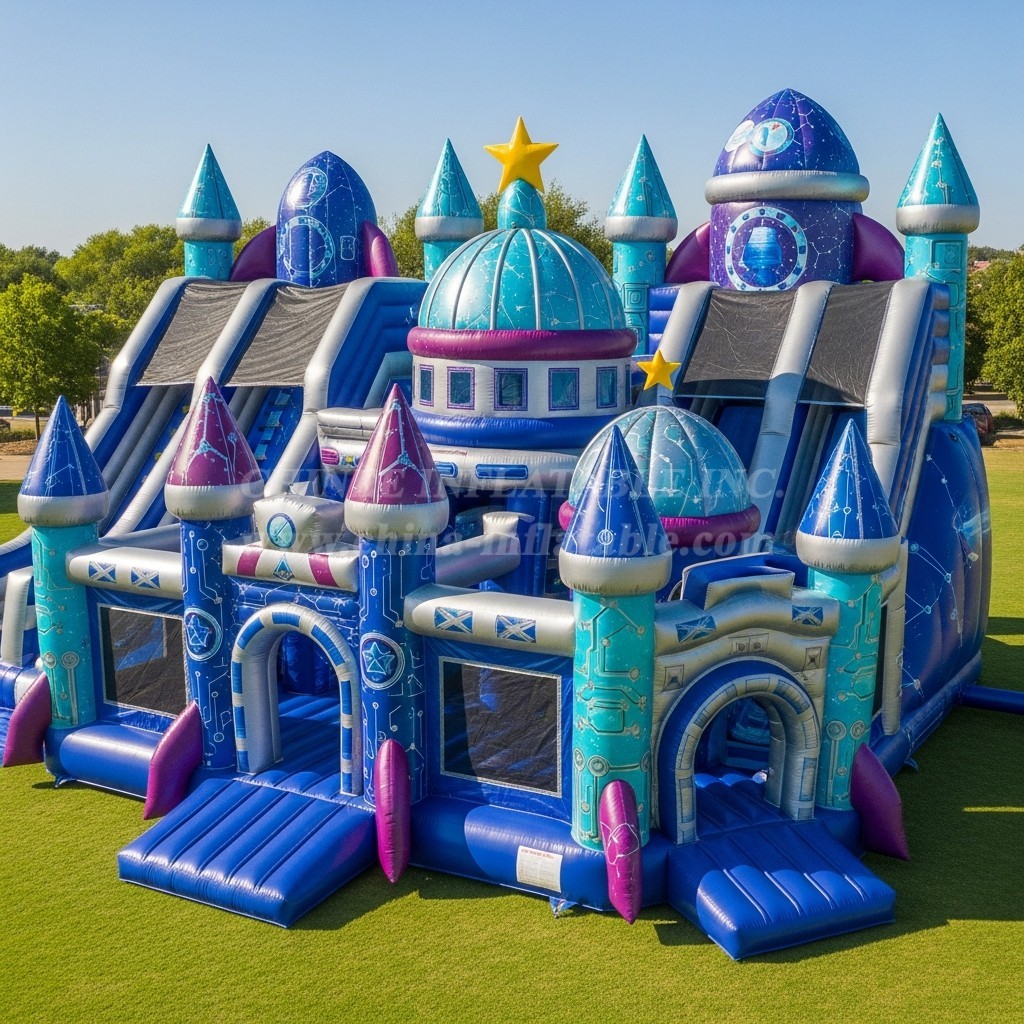 T5-2748 Space Theme Inflatable Castles
