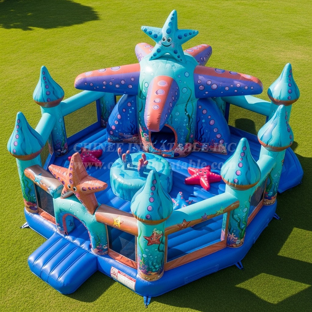T5-2750 Starfish Theme Inflatable Castles
