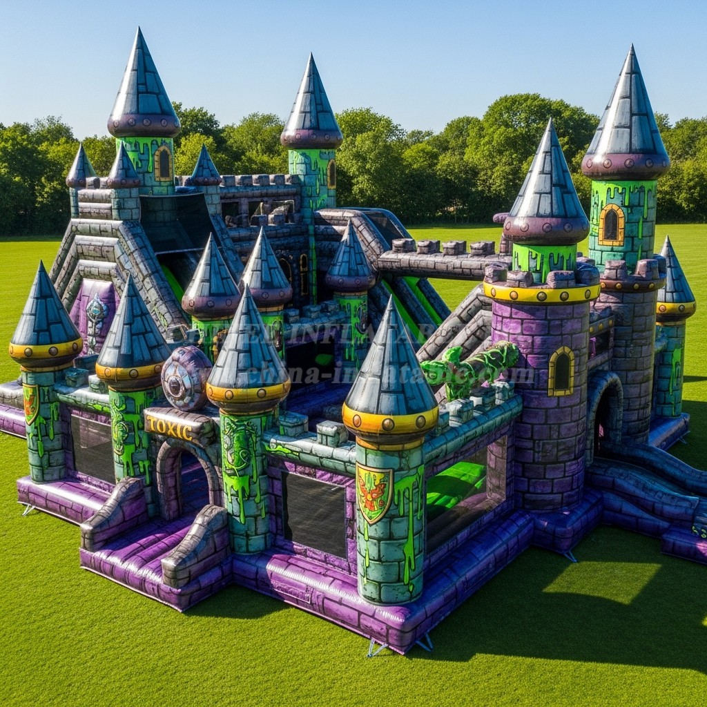 T5-2761 Toxic Theme Inflatable Castles