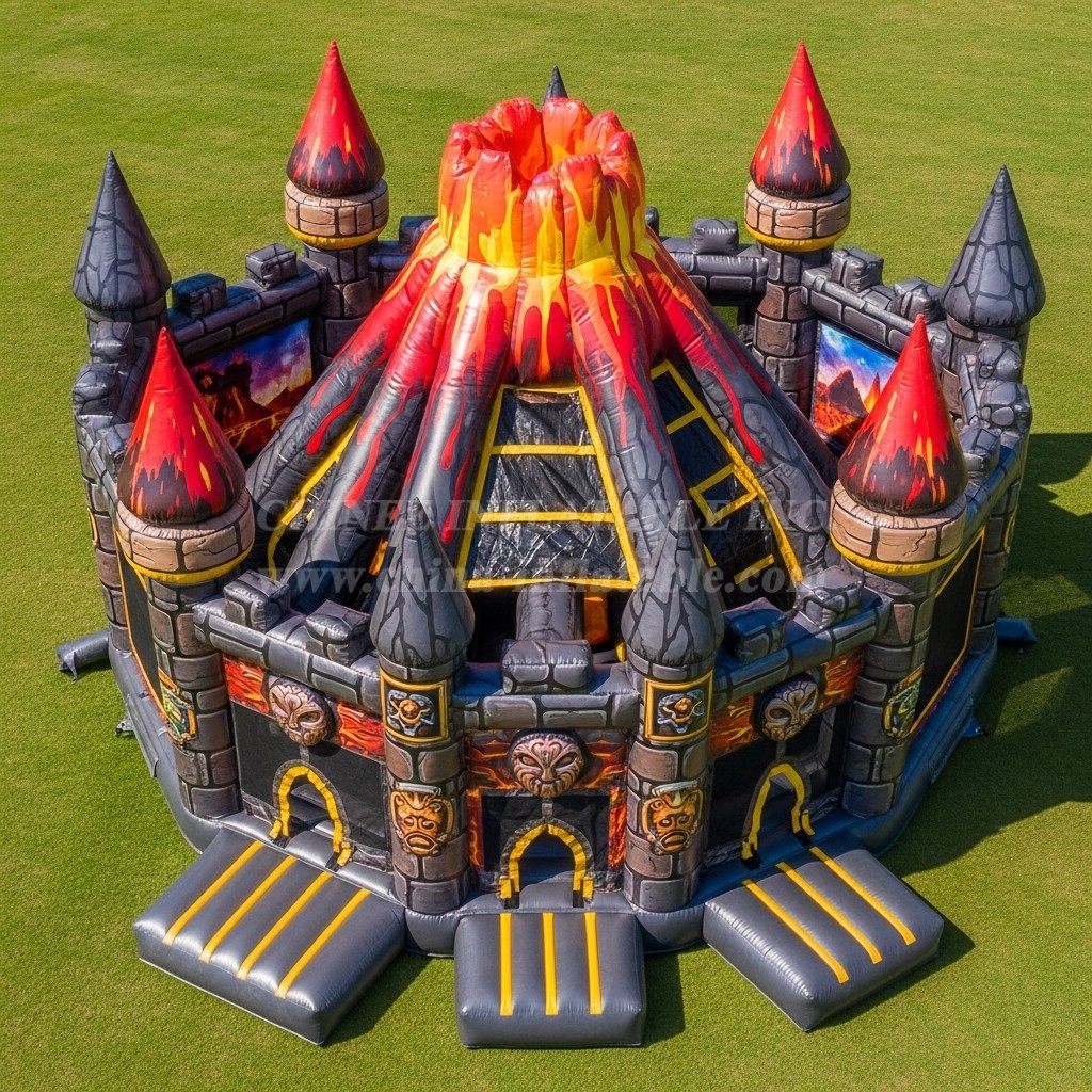 T5-2777 Volcano Theme Inflatable Castles