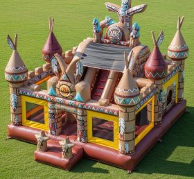 T5-2812 American Indian Theme Inflatable Castles