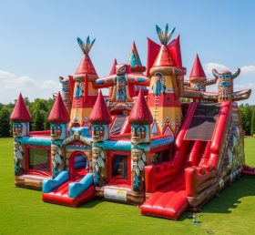 T5-2813 American Indian Theme Inflatable Castles