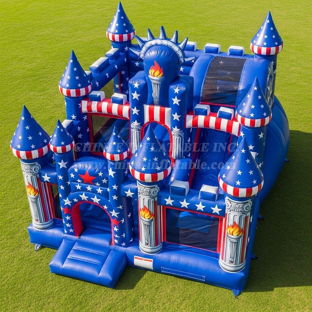 T5-2817 American Style Theme Inflatable Castles