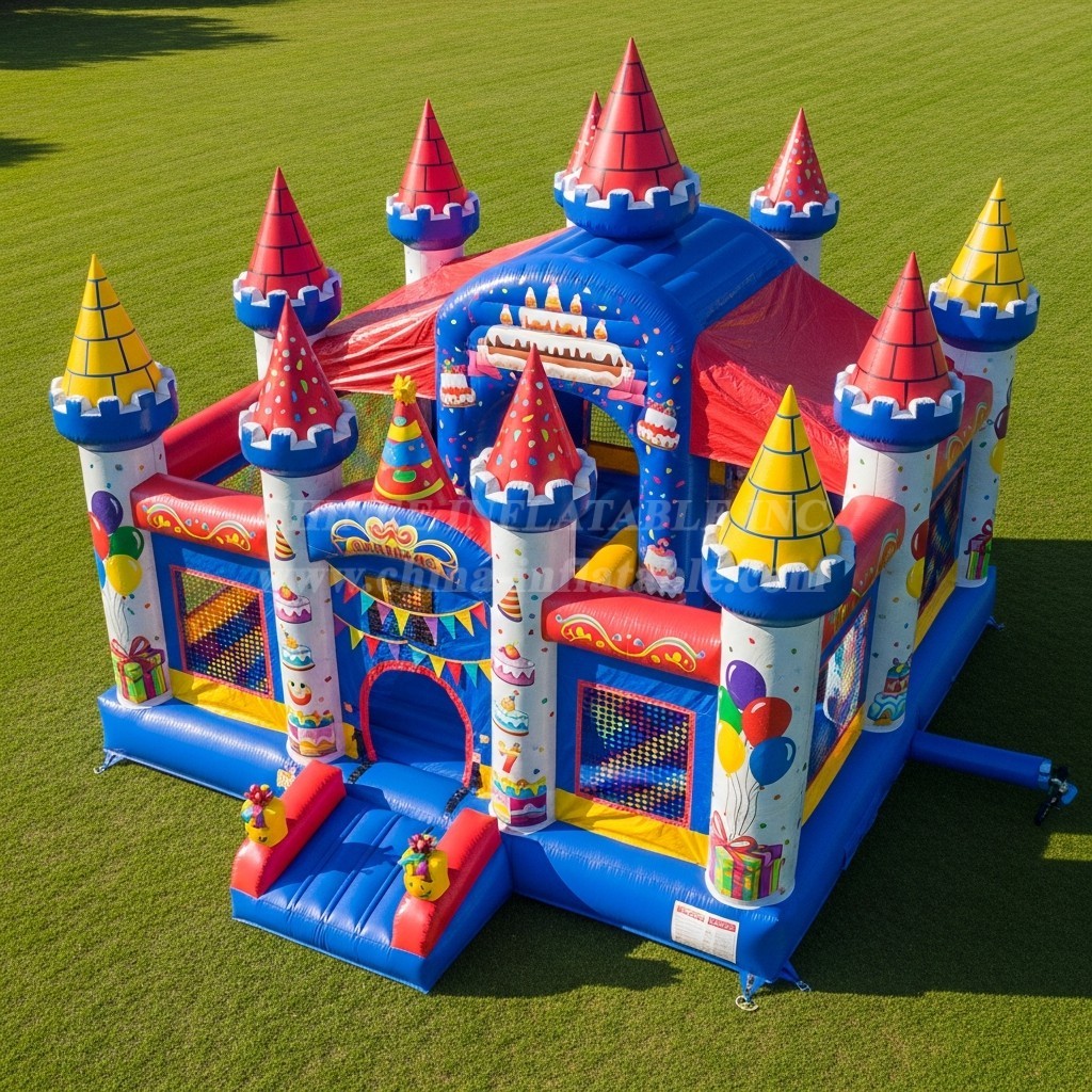 T5-2828 Birthdays Theme Inflatable Castles