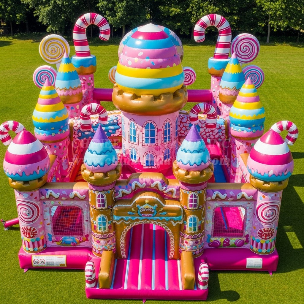 T5-2841 Candy Theme Inflatable Castles