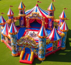 T5-2861 Circus Theme Inflatable Castles