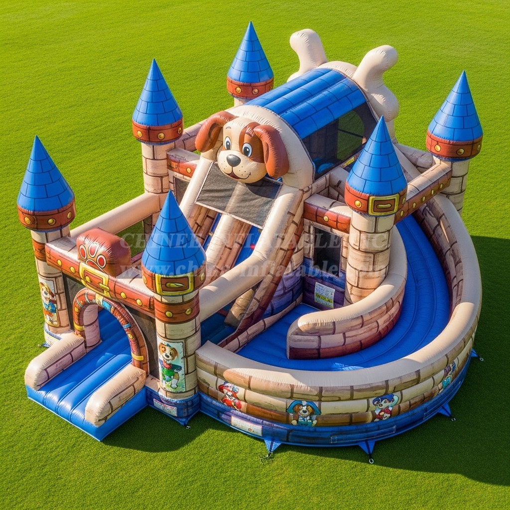 T5-2888 Dog Theme Inflatable Castles