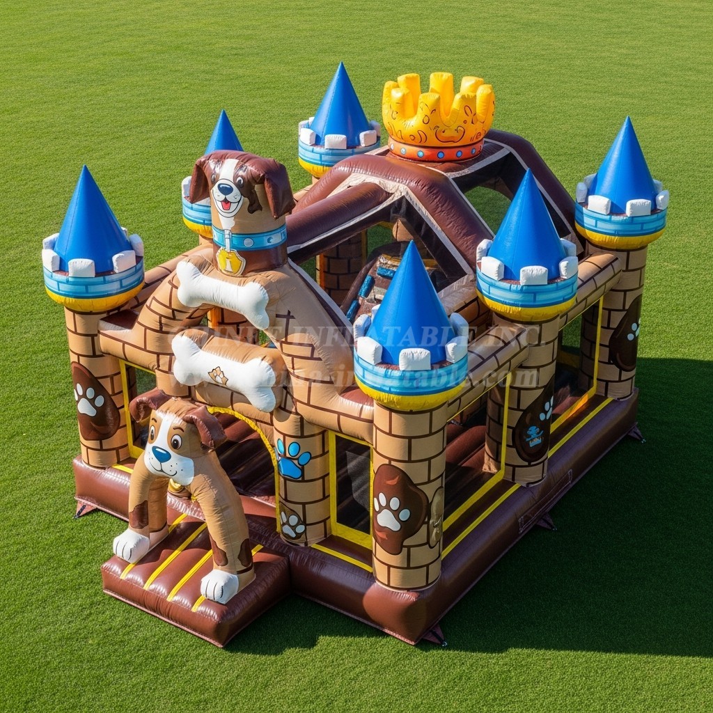 T5-2891 Dog Theme Inflatable Castles
