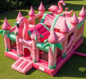 T5-2942 Flamingo Theme Inflatable Castles