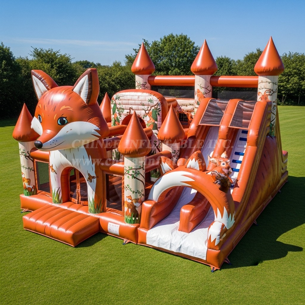 T5-2945 Fox Theme Inflatable Castles