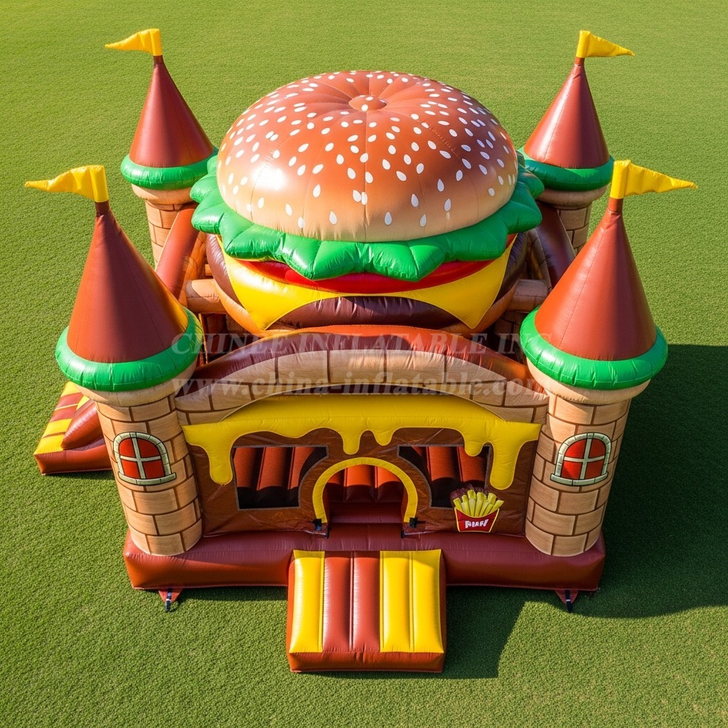 T5-2959 Hamburger Theme Inflatable Castles