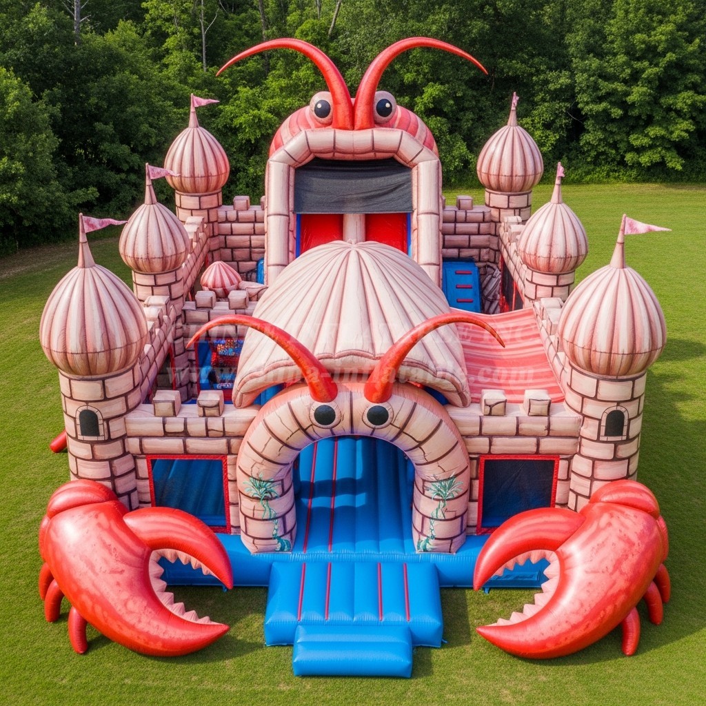 T5-2996 Lobster Theme Inflatable Castles