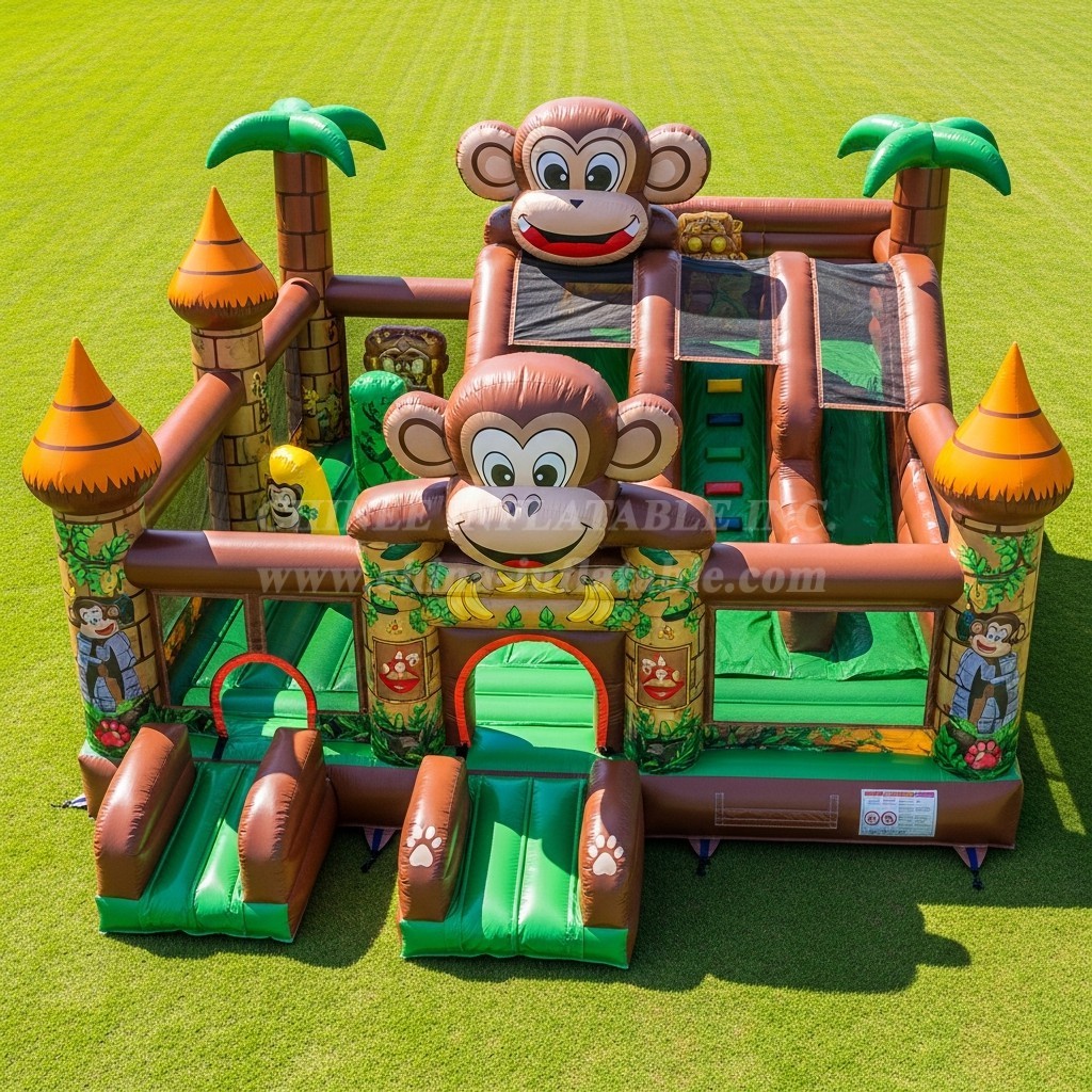 T5-3010 Monkey Theme Inflatable Castles