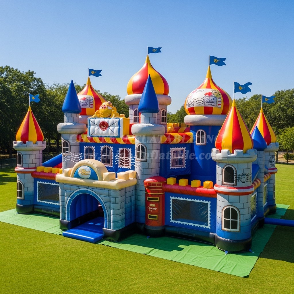 T5-3046 Post Office Theme Inflatable Castles