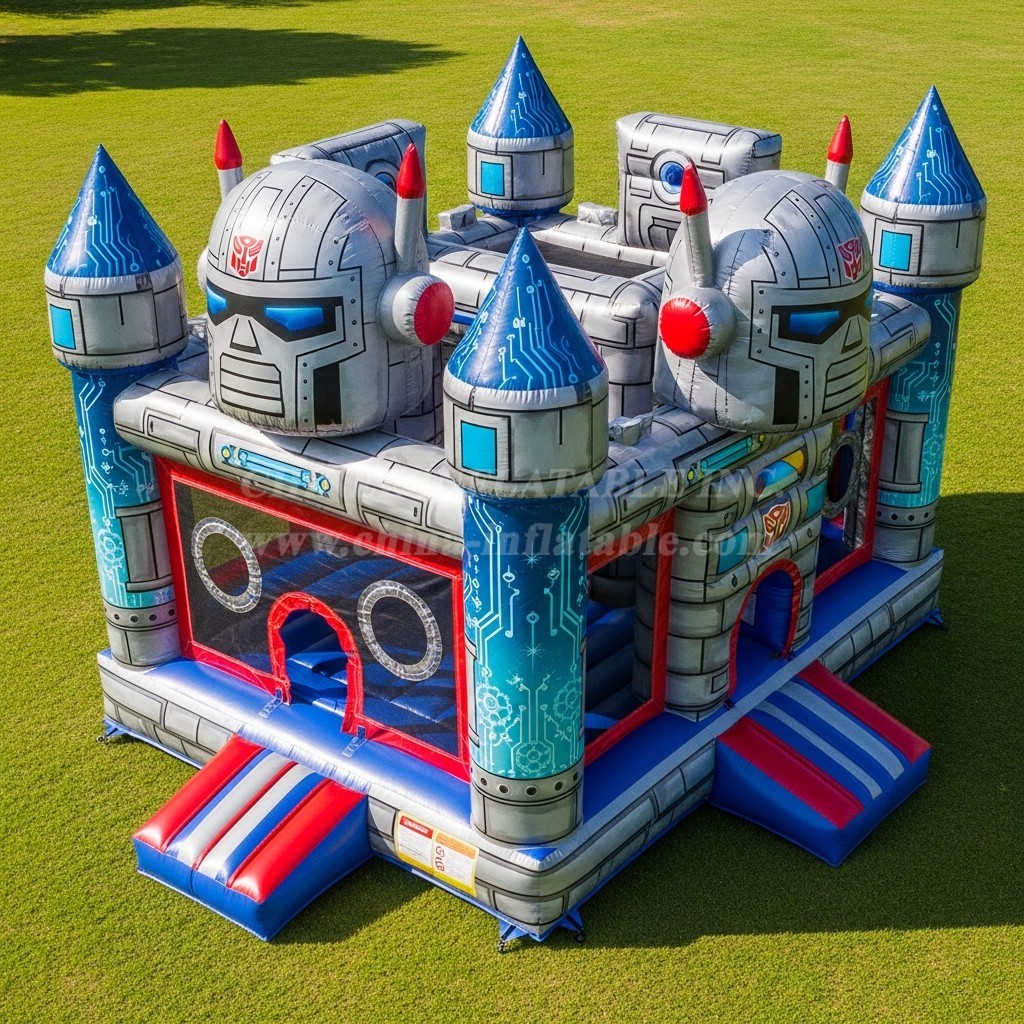 T5-3051 Robot Theme Inflatable Castles