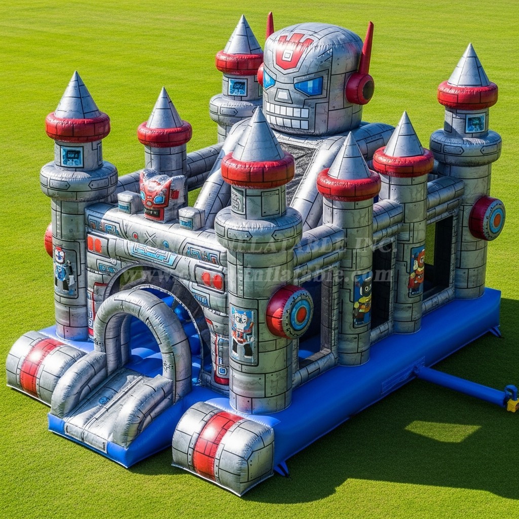 T5-3053 Robot Theme Inflatable Castles
