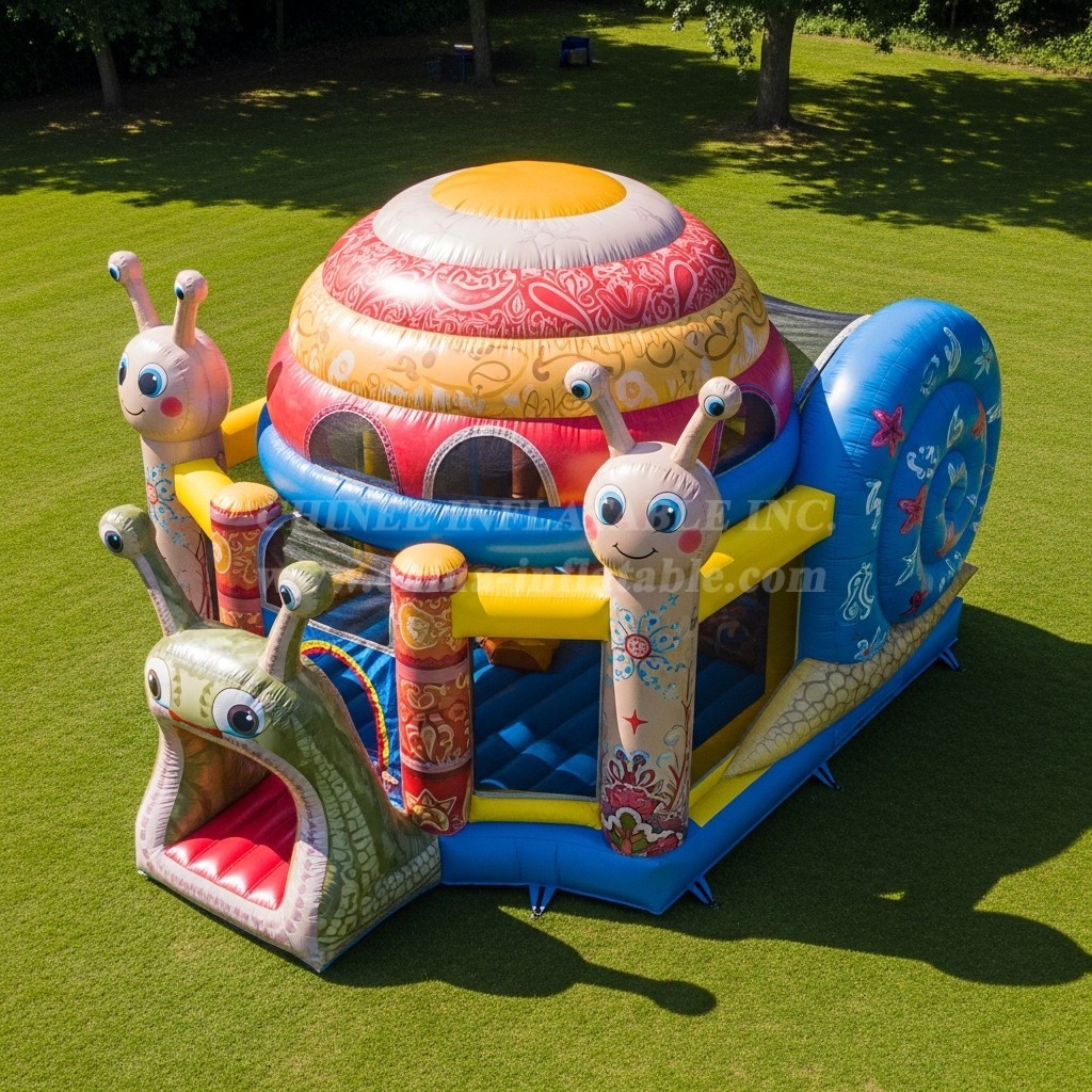 T5-3070 Snail Theme Inflatable Castles