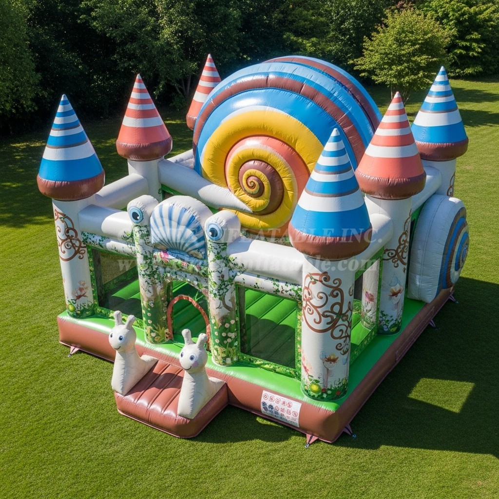 T5-3072 Snail Theme Inflatable Castles