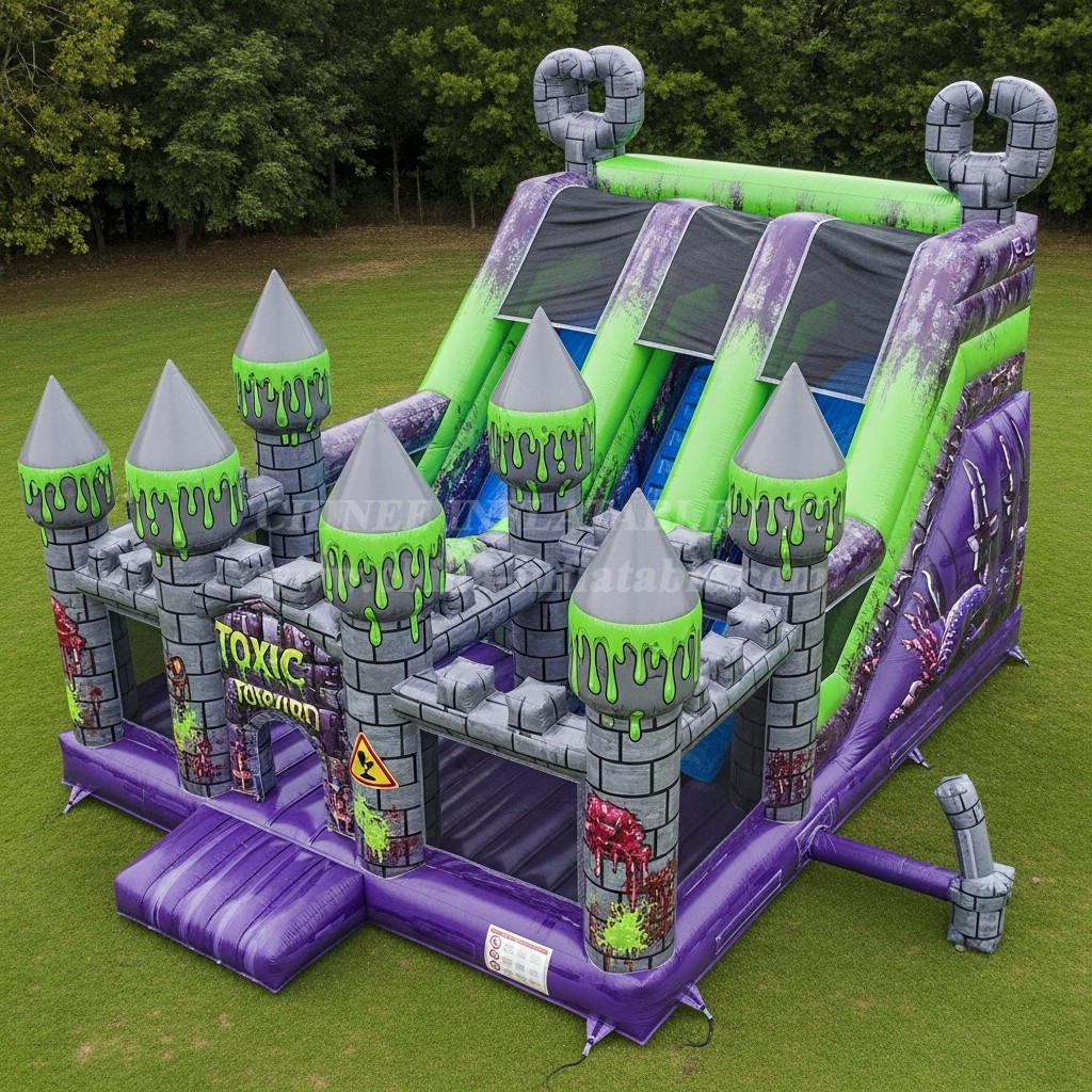 T5-3095 Toxic Theme Inflatable Castles