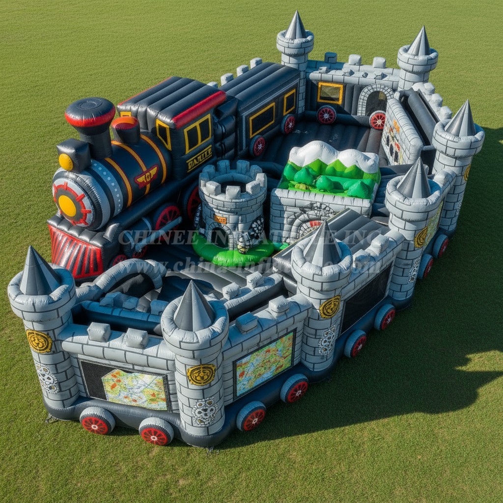 T5-3101 Train Theme Inflatable Castles