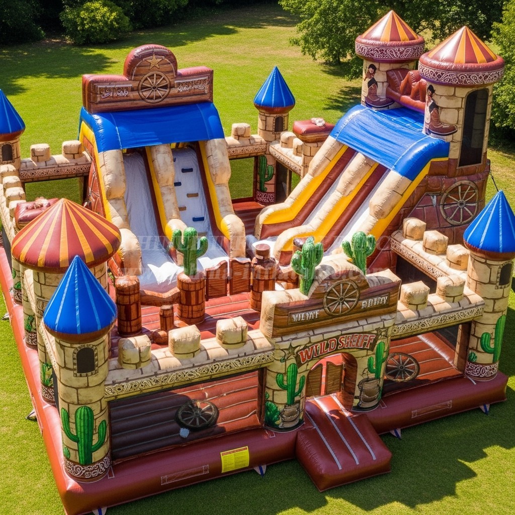 T5-3124 Wild West Theme Inflatable Castles