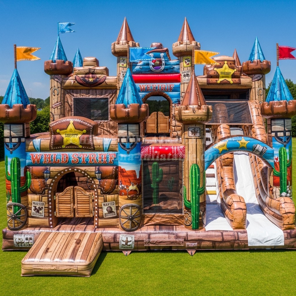 T5-3126 Wild West Theme Inflatable Castles