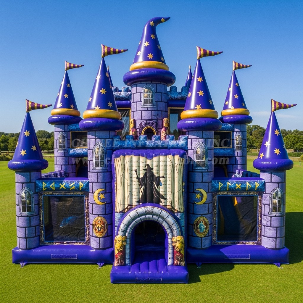 T5-3130 Wizard Theme Inflatable Castles